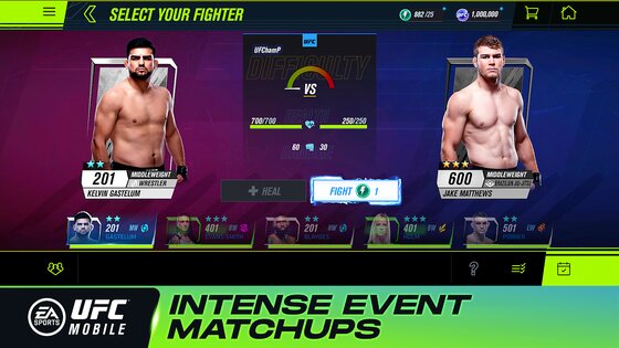 UFC Mobile 2 1.11.09. Скриншот 5