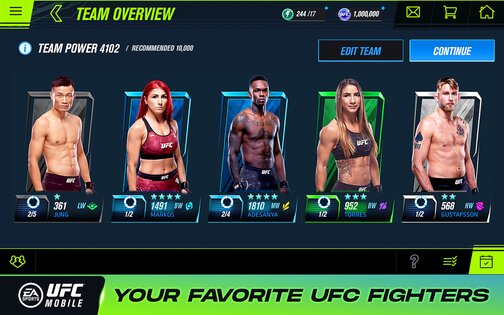 UFC Mobile 2 1.11.09. Скриншот 7