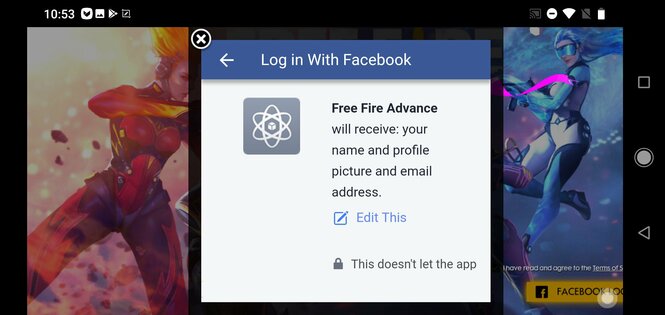 Free Fire Advance 67.48.0. Скриншот 2