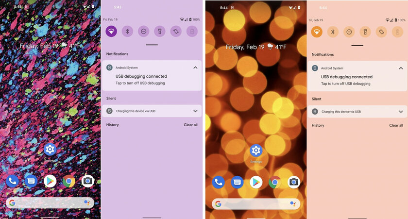 Адаптация интерфейса под цвет обоев перестанет быть эксклюзивом Pixel с выходом Android 12.1