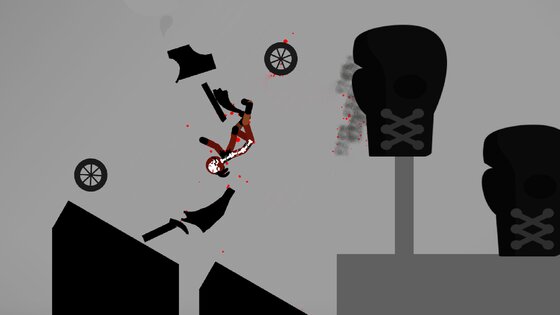 Fly Stickman Dismounting 4.9. Скриншот 2