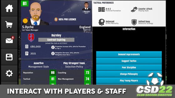 Club Soccer Director 2022 2.0.2. Скриншот 12