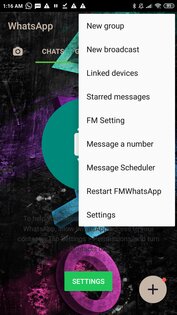FM WhatsApp 18.90.1. Скриншот 2