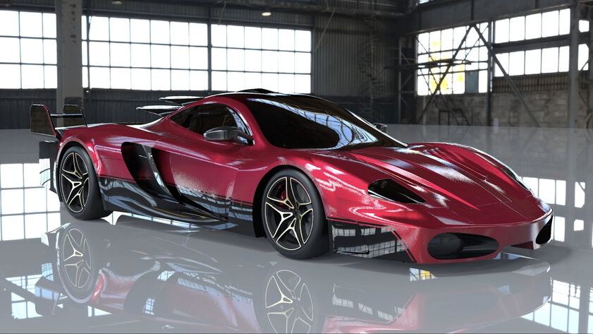 Легендарный инженер объединил дизайны Ferrari и Maserati в автомобиле для GTA V