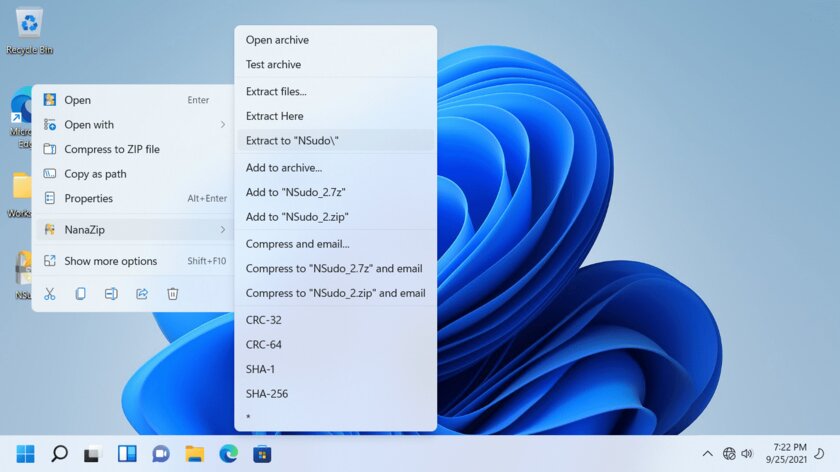 Архиватор 7-Zip получил форк с дизайном Windows 11. Доступен и на Windows 10