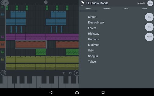 FL Studio Mobile. Скриншот 3