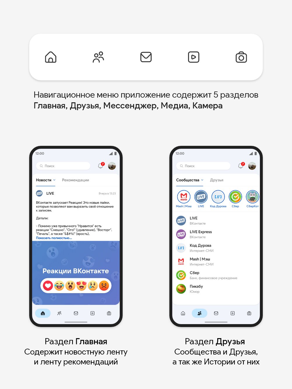 Дизайнер показал VK Lite — облегчённый ВКонтакте. Такой ждут не первый год