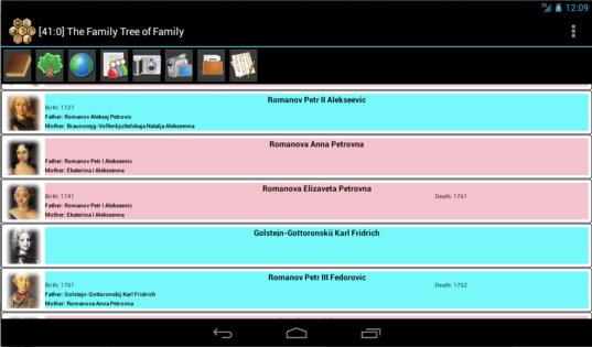Генеалогическое древо семьи 3.0.2. Скриншот 10