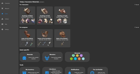 Shiori for Genshin: Unofficial 1.8.10. Скриншот 8
