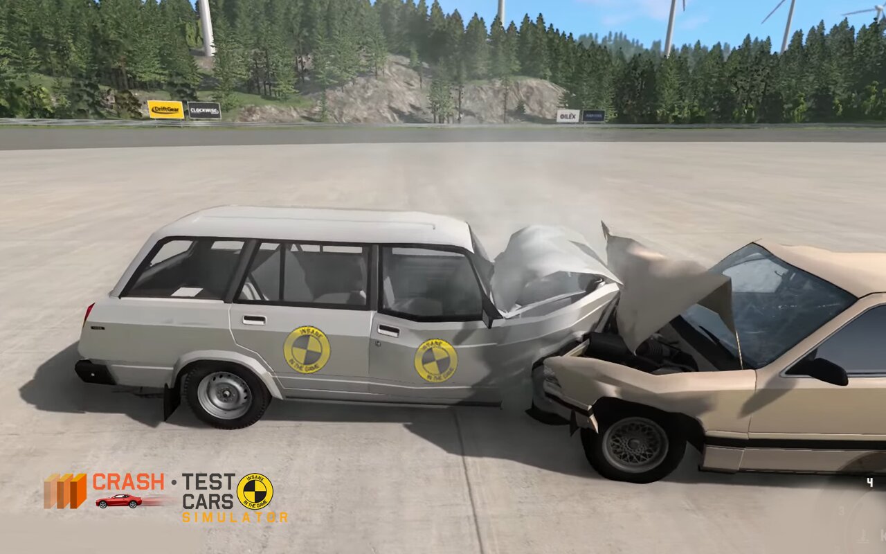 Скачать Car Crash Test VAZ 2104 1.5.4 для Android