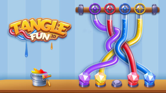 Tangle Fun 3D 3.5.2. Скриншот 1