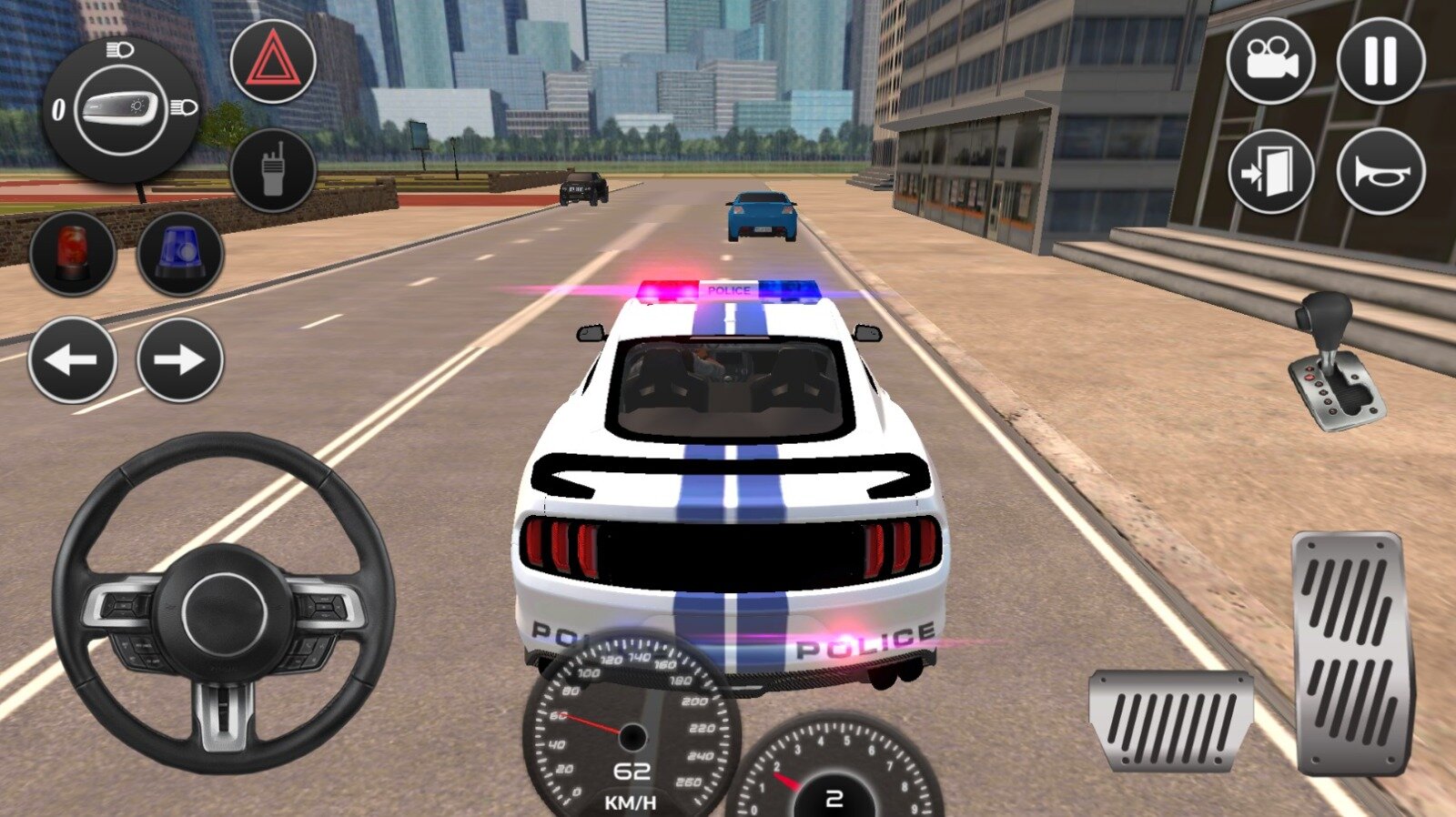 Скачать Mustang Police Car Driving 2021 1.0 для Android