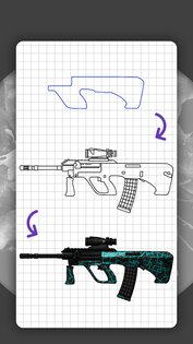 Как рисовать оружие из CS:GO 5.4. Скриншот 6