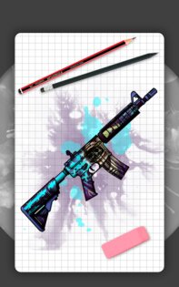 Как рисовать оружие из CS:GO 5.4. Скриншот 8