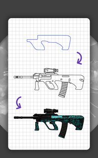 Как рисовать оружие из CS:GO 4.7. Скриншот 20