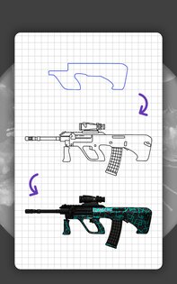 Как рисовать оружие из CS:GO 5.4. Скриншот 20