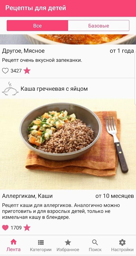 Recipes for kids: food for kids (food with photo) 4.5