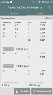 Расчет кубатуры 3.1.96-lite. Скриншот 7