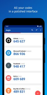 Aegis Authenticator 3.2. Скриншот 1