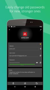 Avira Password Manager 2.11. Скриншот 4