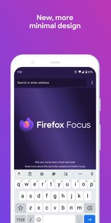 Firefox Klar 137.0. Скриншот 1