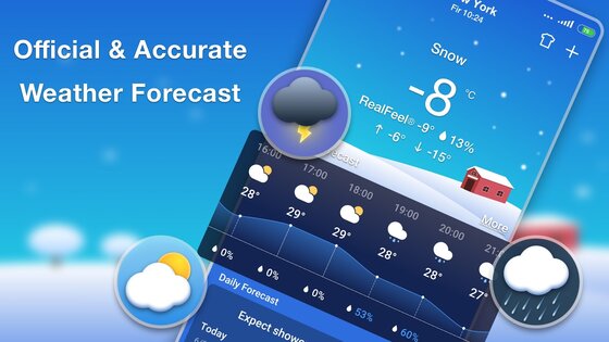 Прогноз погоды – погода и виджет 2.0.7. Скриншот 2