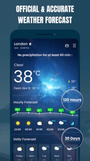 Прогноз погоды – погода, виджет и радар  1.1.9. Скриншот 2