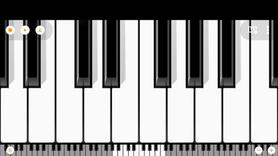 Mini Piano Lite 5.2.14. Скриншот 1