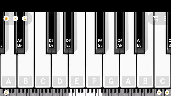 Mini Piano Lite 5.2.14. Скриншот 5