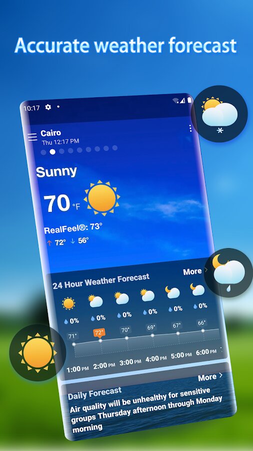 Weather forecast – alerts, widget 1.5.3