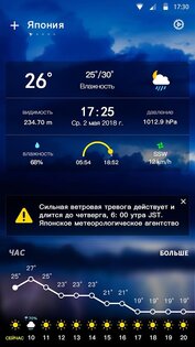 Прогноз погоды 3.40.1. Скриншот 7