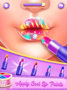 Lip Art - Perfect Lipstick Makeup Game 4.5. Скриншот 2