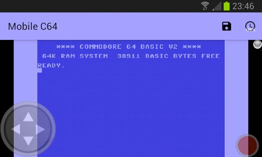 Mobile C64 1.11.14. Скриншот 2