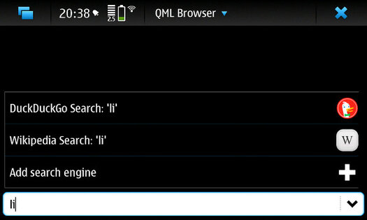 QML Browser 0.9.0. Скриншот 2