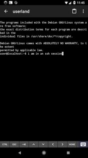 UserLAnd – Linux на Android 25.04.06. Скриншот 1
