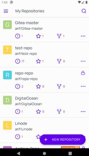 GitNex for Gitea 3.1.5. Скриншот 5