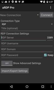 aRDP – надежный RDP клиент 5.9.3. Скриншот 1