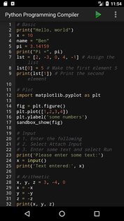 Python Interpreter 3.6.1. Скриншот 1