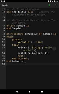 VHDL Compiler 2.8. Скриншот 5