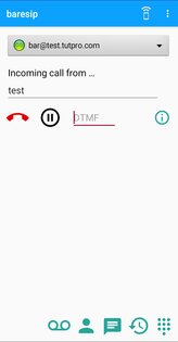 baresip 66.1.4. Скриншот 1