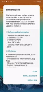 Samsung Обновление ПО 4.2.43. Скриншот 1