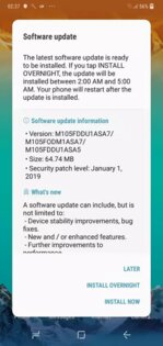 Samsung Обновление ПО 5.22.1.150931. Скриншот 1