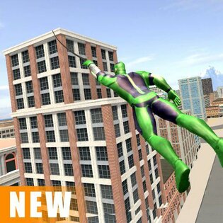 Miami Rope Hero Spider 1.16.1. Скриншот 1