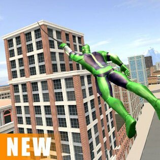 Miami Rope Hero Spider 1.19.0. Скриншот 1