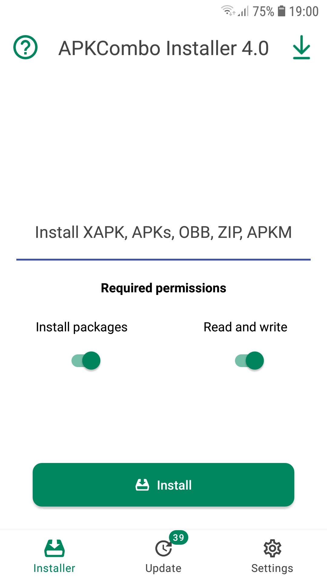 Скачать APKCombo Installer 4.0 для Android