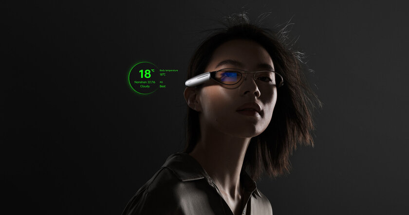 Представлены OPPO Air Glass — очки вспомогательной реальности с проектором