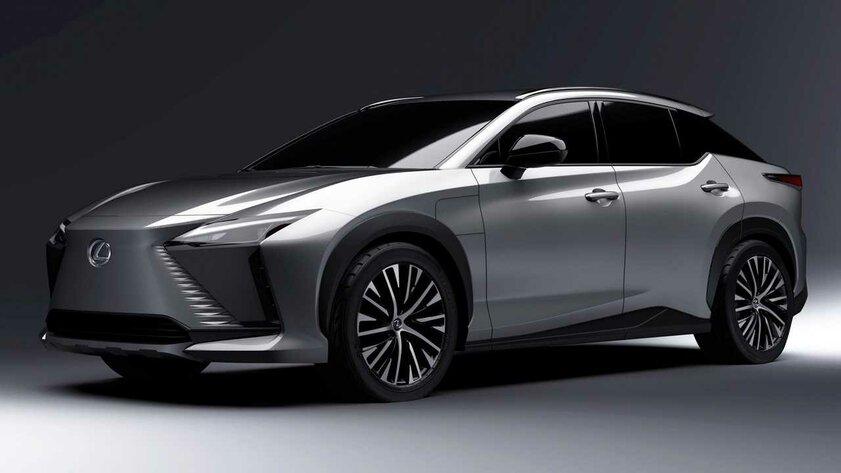 Lexus показала электрический кроссовер RZ 450e: почти точная копия Toyota bZ4X