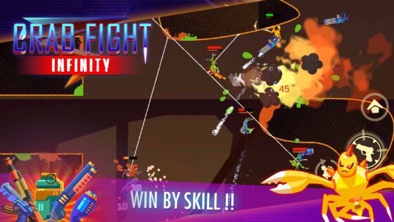 Crab Fight Infinity 1.33. Скриншот 2