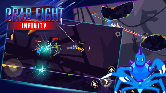 Crab Fight Infinity 1.28. Скриншот 3