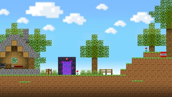 Red Stickman Parkour Fighter 1.1.3. Скриншот 1